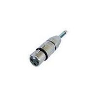 NEUTRIK NA2FP Adapters 3P F XLR - 1/4" MONO PLUG - PRE-WIRED