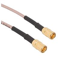 Amphenol RF 145101-01-M1.00 RF Cable Assemblies SMB STR Plug/SMB STR Plug CBL 1.00 Meters