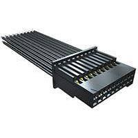 Bộ cáp hình chữ nhật .050" Tiger Eye hàng đôi dây rời, đầu nối socket Samtec SFSD-12-28-G-05.00-DR-NDX