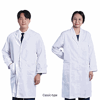 Daihan medical DM.App6012 Lab Coat, Cotton 35% + Polyester 65%, Man, M