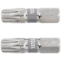 Bộ 2 mũi vít sao phủ Niken YATO YT-78016 (T40x25mm, 1/4")
