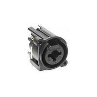 Amphenol Audio ACJC6AHL BULK ຕົວເຊື່ອມ 1/4" XLR ຕິດຕັ້ງສອງຝ່າຍປະເພດ C ເສັ້ນສຽງສະໂຕໂຣເຮີດິຊັນ PCB ບໍ່ມີລັດຊ໌ ບໍ່ສະຫນັບສະຫນູນການສະຫນັບສະຫນູນ XLR