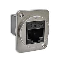 Vỏ đúc kim loại module RJ45 CAT6A ren trong M3 Switchcraft EHRJ45D6AM3