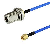 Fairview  FMC0211141 SMA Male to N Female Bulkhead Cable FM-F141 Coax