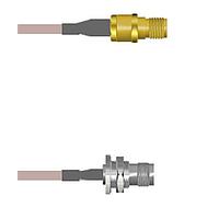 Amphenol Custom Cable Q-2T04C0001036i RFケーブルアセンブリ SMA-SJ/TNC-SJB G178 36I