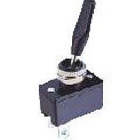 Shin Chin R13-96A-01(VDC) トグルスイッチ 15A/12VDC ロングレバー 2P SPST/ON-OFF/0.25インチ正方形