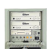 Advantech IPC-7220-30BE モジュールアクセサリー uATX/ATXマザーボード用デスクトップ/壁掛けシャーシ、300W電源ユニット付き