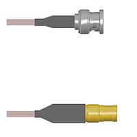 Amphenol Custom Cable Q-0M03Y000H048i RF Cable Assemblies BNC-SP/SMB-SP G142 48I