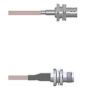 Amphenol Custom Cable Q-0404E0005108i RFケーブルアセンブリ BNC-SJB/TNC-SJB G316 108I