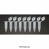 Ống PCR, PP, 0.2㎖, 8 dải, có nắp phẳng rời DaiHan DH.Tub3116