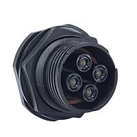 Amphenol Industrial APC07-12-12P Receptacles JAMNUTRECEPTACLE12-12PIN
