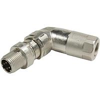 HARTING 21038813805 Right Angle M12 Slim angled male X-cod 8-pol
