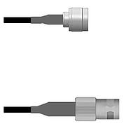 Amphenol Custom Cable Q-2N0090008008i RF Cable Assemblies N-SP/BNC-SJ RG58 8I