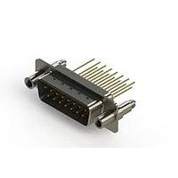 EDAC 627-M15-223-WT6 D-Sub Connectors - Standard Density Vertical Machined D-Sub Connectors