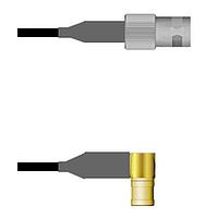 Amphenol Custom Cable Q-0903U0008144i RF Cable Assemblies BNC-SJ/SMB-RP RG58 144I