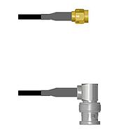 Amphenol Custom Cable Q-3B00D0003024i ສາຍສະບັບ RF SMA-SP/BNC-RP G174 24I