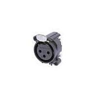 NEUTRIK NC3FAH1 Receptacles 3C FEMALE PCB mate shell to pin1