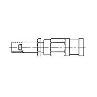 Amphenol SV Microwave M39012/67B0009 Connectors SMB Male Cable Conn RG-174 Cable