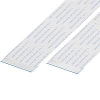 Cáp nhảy FFC / FPC 0.5mmP. Cáp dẹt linh hoạt, 34 chân tiếp xúc, Dây dẫn cùng phía, Dài 152mm/6in, Mạ thiếc GCT (Global Connector Technology) 05-34-A-0152-A-4-06-4-T