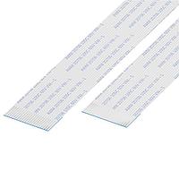 Cáp nhảy FFC / FPC 0.5mmP. Cáp dẹt linh hoạt, 22 chân tiếp xúc, dây dẫn cùng phía, dài 76mm/3in, mạ thiếc GCT (Global Connector Technology) 05-22-A-0076-A-4-06-4-T