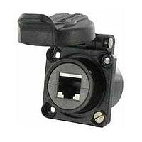 Đầu nối mô-đun / Đầu nối Ethernet phủ đen Amphenol Socapex RJF62C1BSCC