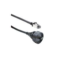 Dây Nối Patch Cat 8 IP68 RJ45 Buccaneer đến RJ47 Chống Nhiễu, 5m Bulgin PX0857/5M00