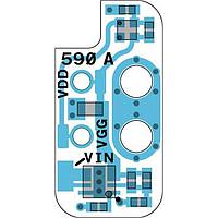 Quantic X-Microwave XM-A5D3-0204D-SP Bias Controller Bias Controller, LT3060EDC#TRMPBF [PCB: 0590]Sequenced: VDD >> VGGSpring Pins