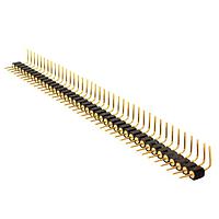 Đầu cắm 0.1" 40 chân Chân máy Góc phải Đầu cắm đực - Chân dài Chip Quik MPH-ETD-LONG