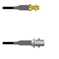 Amphenol Custom Cable Q-2Y01X0008096i ສາຍສະບັບ RF SMA-SJB/N-SJB RG58 96I