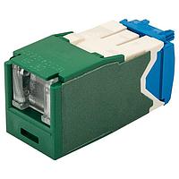 Panduit CJH6X88TGGR Wire Ducting & Raceways Cat6A Spring Shuttered Jack, TG Style, G