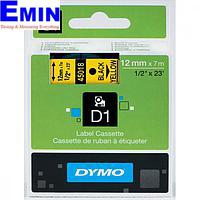 DYMO 63020703 D1 검정 / 노란색 테이프 (12mm x 7m)
