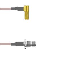 Amphenol Custom Cable Q-2S04O000H024i RF Cable Assemblies SMA-RJB/TNC-SJB G142 24I