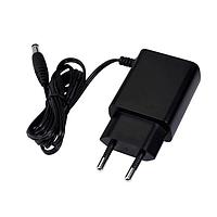 CUI Inc SWI10B-12-EB-P5R 固定插头 ac-dc，12 V直流，1 A，SW，墙插，欧规，P5 右转中心正极，VI级，黑色