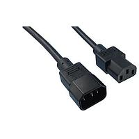Qualtek Electronics 387002-E01 AC Power Extension Cord POWER CORD 1M 10A