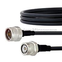 Fairview FMC0103200 N Male to TNC Male Cable LMR-200 Coax with Times Microwave Connectors