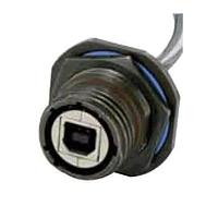 Cáp USB / Cáp IEEE 1394 Đầu USB-B Vuông Được Niêm Phong kèm Dây 0.3m - USB-A Amphenol Socapex USBBFTV2S2G03A