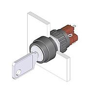 Công tắc khóa chìa KYLK lắp nổi hình tròn 2 vị trí EAO 51-135.025D