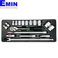 Bộ tuýp lục giác dài 1/2 inch 18 món TOPTUL GCAT1801