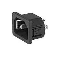 Đầu vào Loại II không tiếp đất cài lắp nhanh Schurter 6102.5230