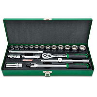 TOPTUL GCAD2007 3/8" DR. Socket Set (20 pcs)