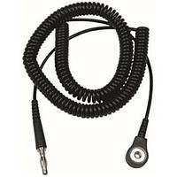 Desco 95318 Wrist Band Coil Black 6'