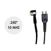 Dakota T-162-4110 Dual Element Thickness Transducers (10MHz, 1/4", Low Profile 1” Wand - 0.6" Radius)