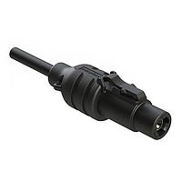 Cáp Cảm Biến / Cáp Bộ Chuyển Động 1 Vị Trí Đầu Đơn Dây Cáp Đúc Bao Bọc, Phích Cắm, Kích Thước Tiếp Xúc 12, 10AWG, Chiều Dài 5 Mét Amphenol SINE Systems ATHD06-1-12S-10G-M5