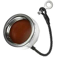 Amphenol Socapex USB3CFTVC2N USB Protective Caps and Covers USB-C  Square flange cap, aluminum shell with nickel plating