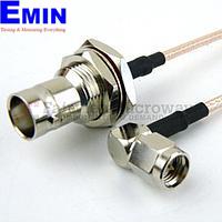 Cáp SMA Male - BNC Female Fairview FMC0438315LF (RG-316 Coax; 3 GHz )