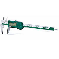 INSIZE 1110-150BWL Digital Caliper With Carbide Tipped Jaws (0-150mm/0-6”; 0.01mm/0.0005”; ±0.03mm; built-in wireless)
