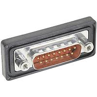 HARTING 09677099615 D-Sub Connectors - Standard Density DSUB IP67 9POLE STR FRONT PLASTI