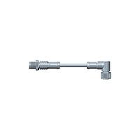 Amphenol LTW MSAP04ML-SAPFR-SDA05 Sensor Cables / Actuator Cables M12 Circular Metric Connector, A Code, Plastic, 4A, 04 pins, Male Connector, Male Contact, Straight-to-Right Angle, Screw Thread, Overmolded Double Ended, Length 500mm, IP68 / IP69K