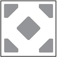 Bộ giảm xung ESD 4 dòng hai chiều Transil, bộ giảm điện áp xung tạm thời cho bảo vệ ESD STMicroelectronics ESDAVLC5-4BX4