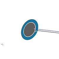 Bộ uốn gốm áp điện Piezo 35mm đường kính 30VP-P PUI Audio AB3526B-LW100-R